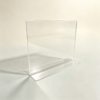 Clear acrylic table sign display stand