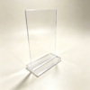Luxury Magnetic Acrylic Table Sign Holder, Custom Logo Reusable Display Stand