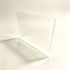 Clear Acrylic Wall Mount Sign Holder, Self-Adhesive Floating Display Frame for Wall, Glass Door, Business Logo Menu Certificate