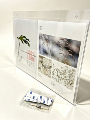 Self Adhesive Acrylic Sign Holder