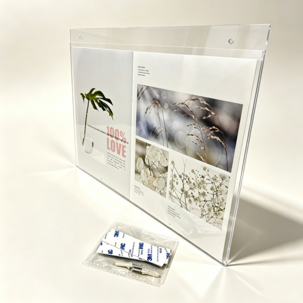 Self Adhesive Acrylic Sign Holder