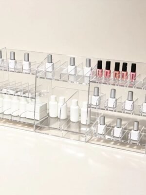 Acrylic nail polish display stand