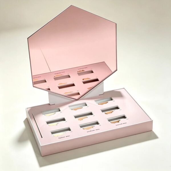 Acrylic powder compact display stand