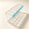 Acrylic Eyebrow Pencil Display Stand, Countertop Cosmetic Display Rack for Retail